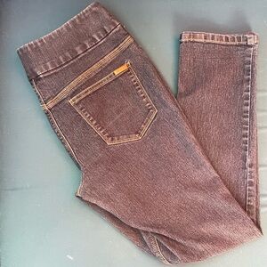 Chico’s So Slimming Jeans Regular Slim Leg Legging Indigo Stretch Size 1